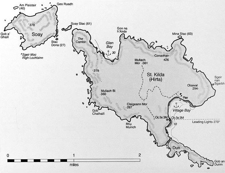 Map of St Kilda /Hirta