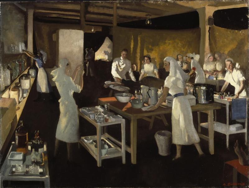 St Mary's First Aid Post by Candlelight.jpg