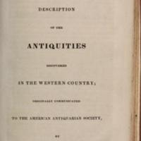 A description of the antiquities discovered in the western country