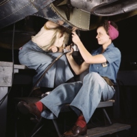 Women at work on bomber, Douglas Aircraft Company.jpg